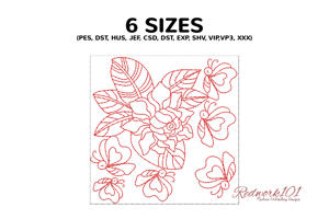 Attractive Blooming Rose with Butterfly