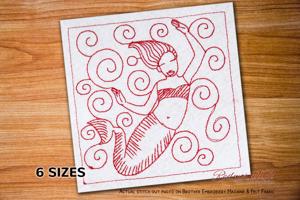 Dancing Mermaid Pattern