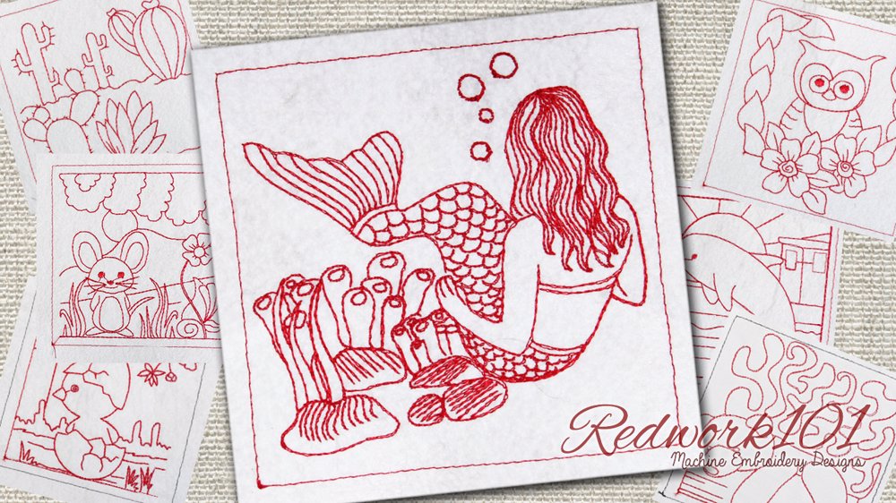 Cute mermaid Underwater Scene