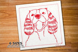 Happy English Springer Spaniel Dog