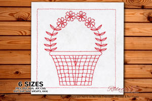 Attractive Floral Basket