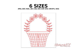 Attractive Floral Basket