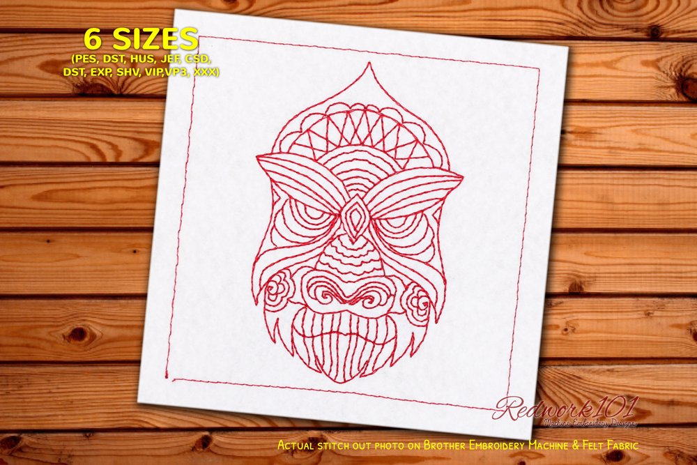 Zentangle Patterned Gorilla Face