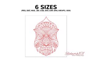 Zentangle Patterned Gorilla Face