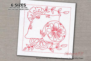 Elegant Lemon With Floral Background