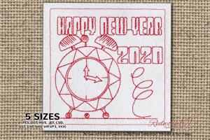 New Year Clock Time