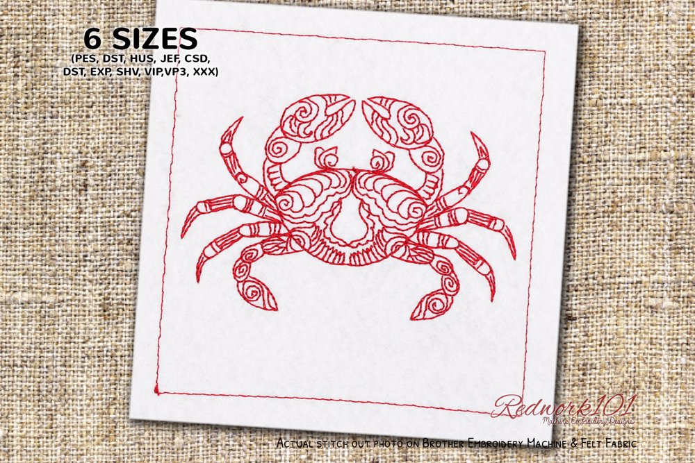 Crab Zentangle Mandala