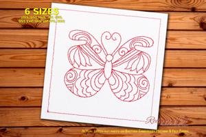 Beautiful Butterfly with soft swirl pattern