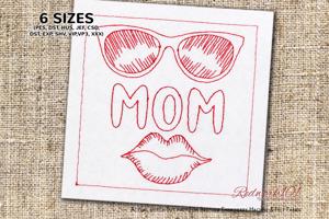 Mom Glasses and Lips