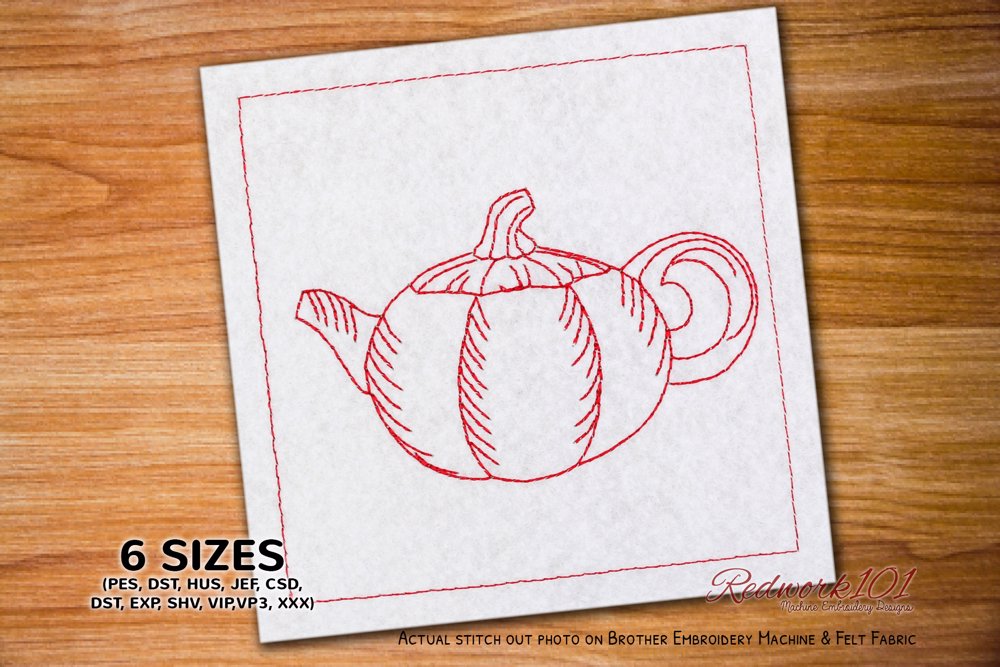 Traditional Pumpkin Shaped Teapot