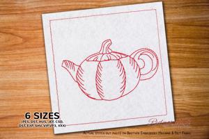 Traditional Pumpkin Shaped Teapot