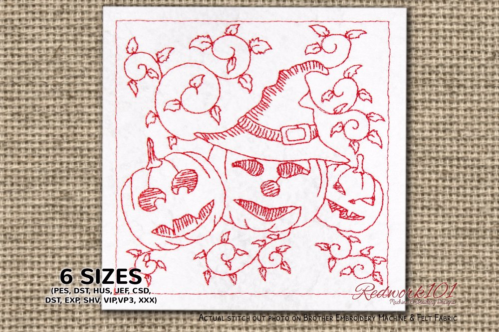 Decorated Halloween Pumpkins