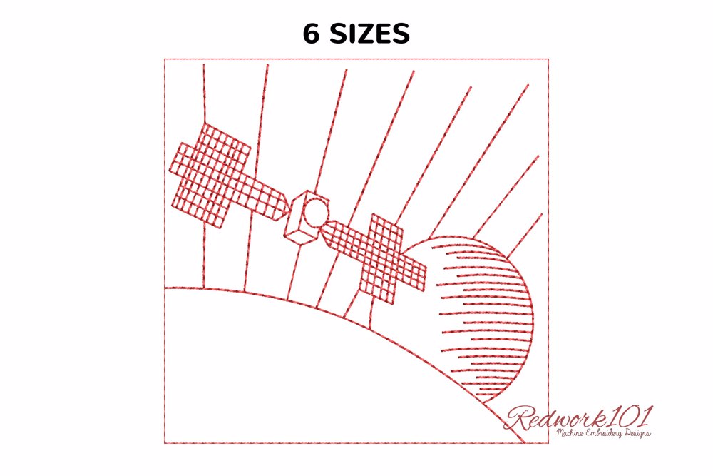 Satellite With Solar Panels