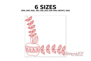 Charming Apple Pattern Design