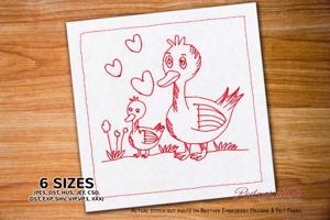 Mother Duck and Duckling