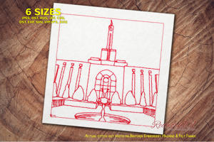 Madrid Spain Temple Exterior