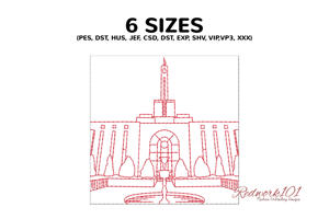 Madrid Spain Temple Exterior