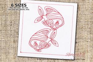 Pisces zodiac fish symbol