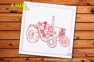 Big Agricultural Tractor