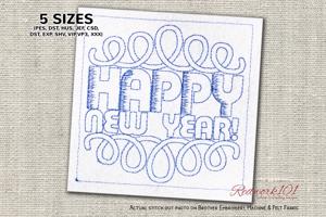 Happy New Year Pattern