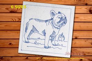 Cartoon French Bulldog