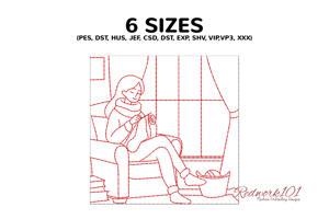 Cozy Moment of Knitting